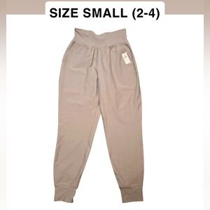 NWT Old Navy Active PowerSoft Joggers Taupe | High Rise | Small